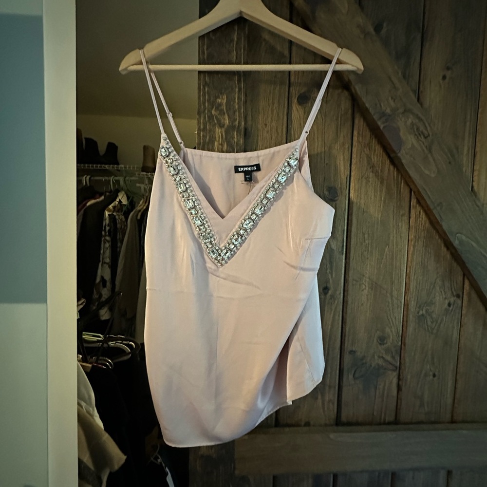 Express jeweled tank top